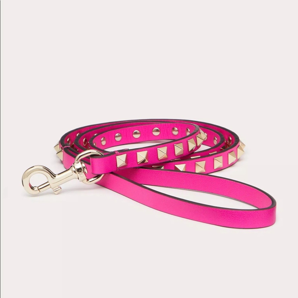 Valentino Rockstud Dog Leash